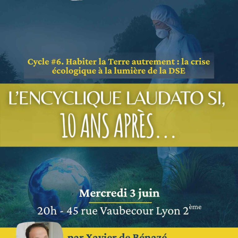 Habiter la Terre autrement : la crise écologique à la lumière de la Doctrine Sociale de l&rsquo;Eglise (2)